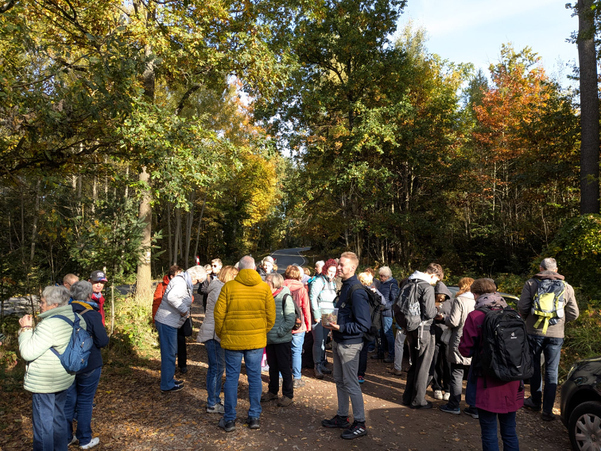 Gruppenbild bei der WGE-Wanderung am 19.10.2025