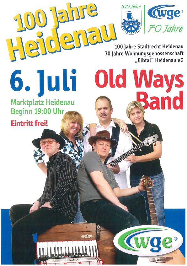 Aushang 100. Jahre Heidenau