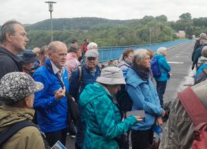 Gruppenbild des WGE-Wandertages auf der Talsperre Bad-Gottleuba am 13.09.2026